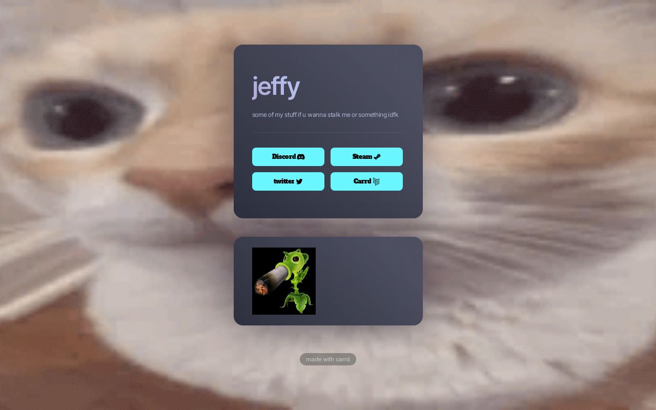 Carrd profile picture for @jeffer